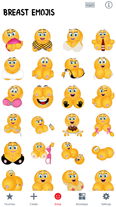 dani hudson recommends Emoji For Boobs