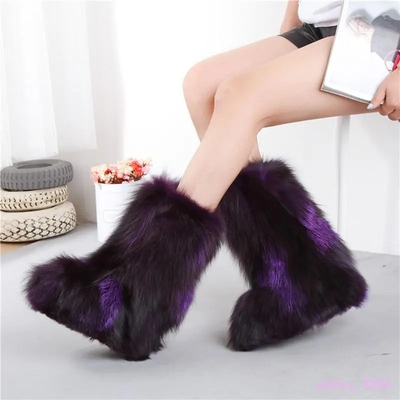 chip withers recommends big fluffy fur boots pic