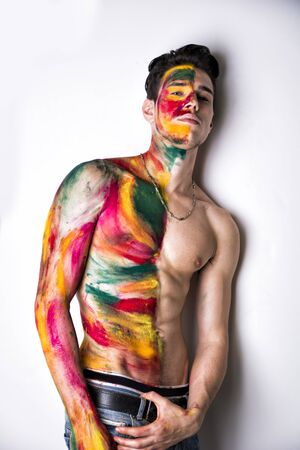 aini azhari recommends male body painting art pic