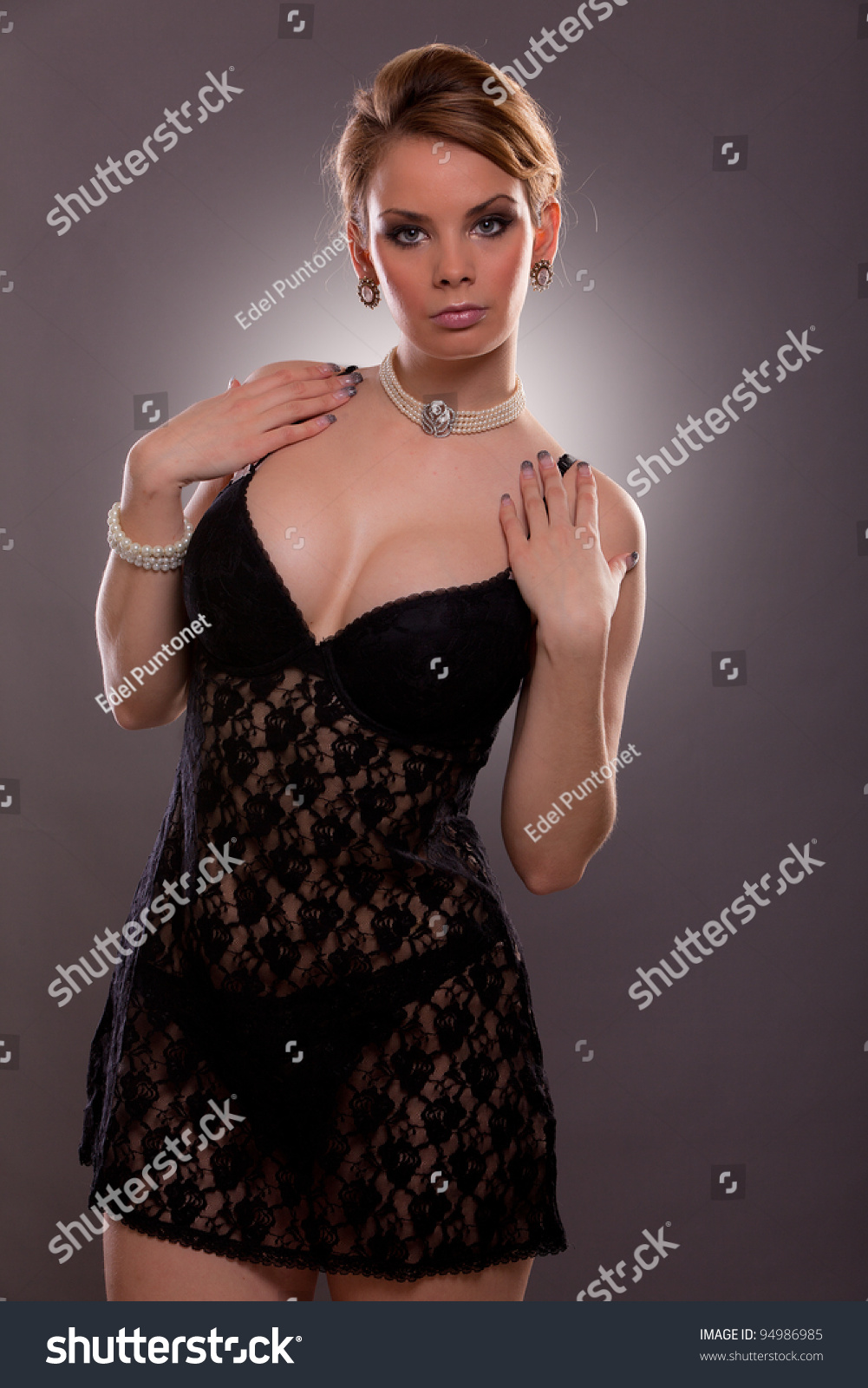 Best of Women in see thru dress