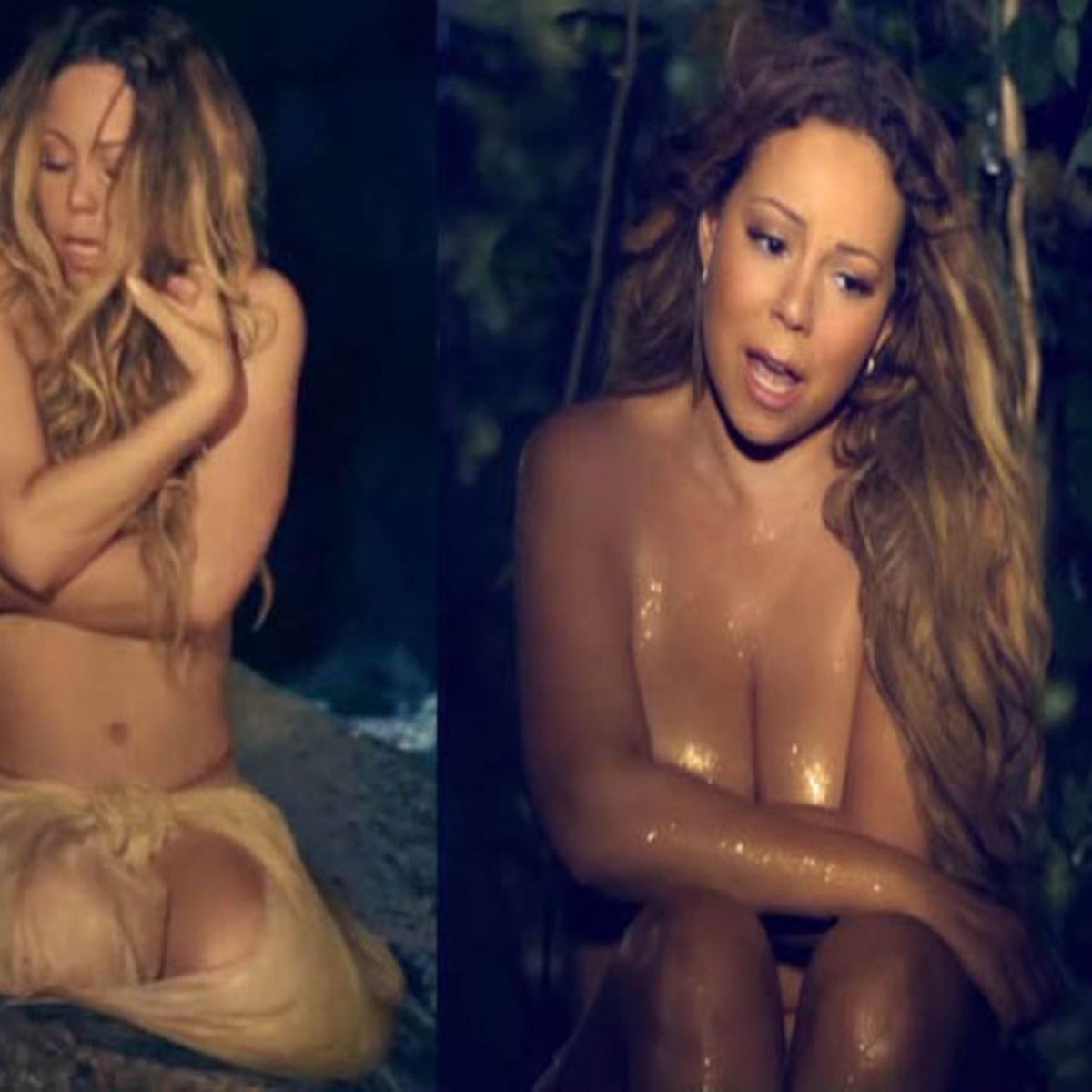 becky sain recommends mariah carey half naked pic