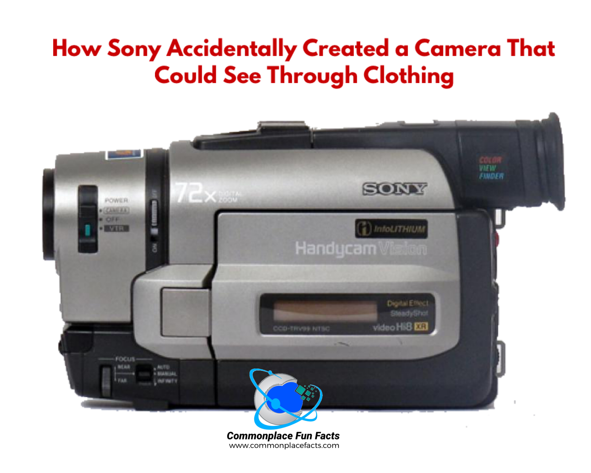 1998 Sony See Through Camcorder video actress