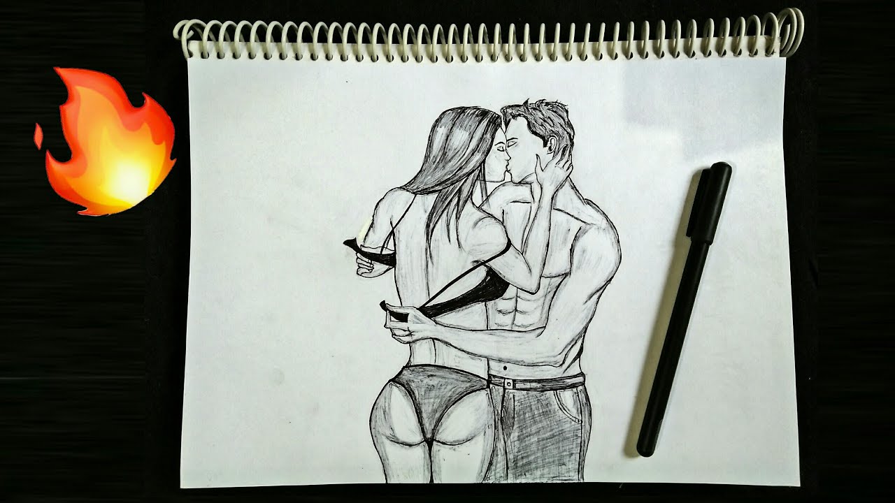 hot couple drawing