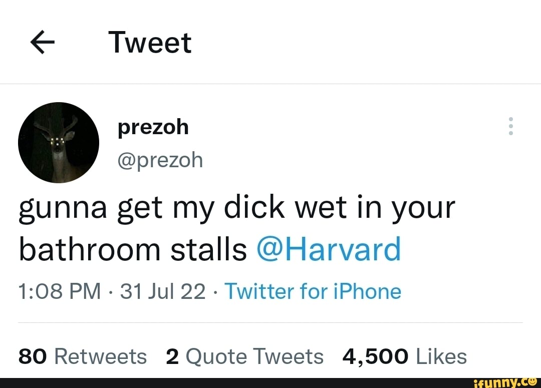 get my dick wet