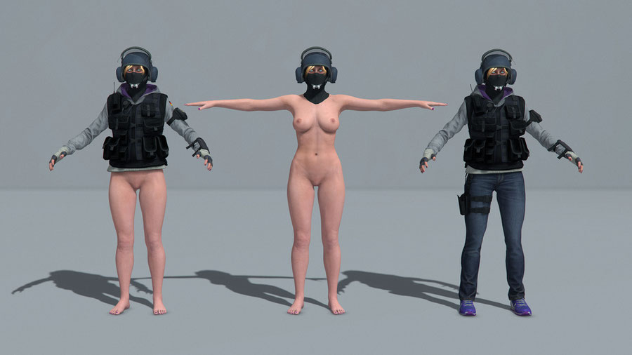 rainbow six iq nude