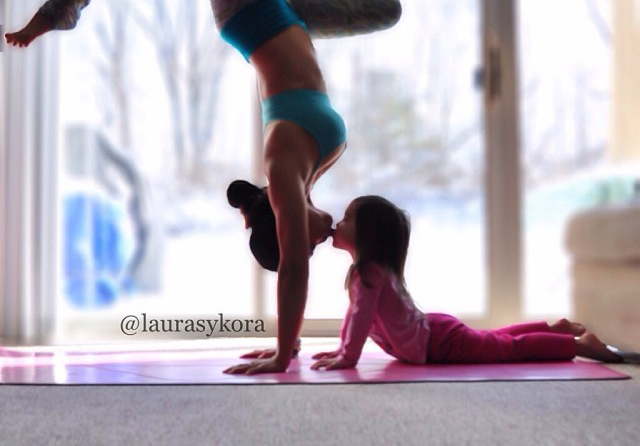 Best of Nude yoga with mom