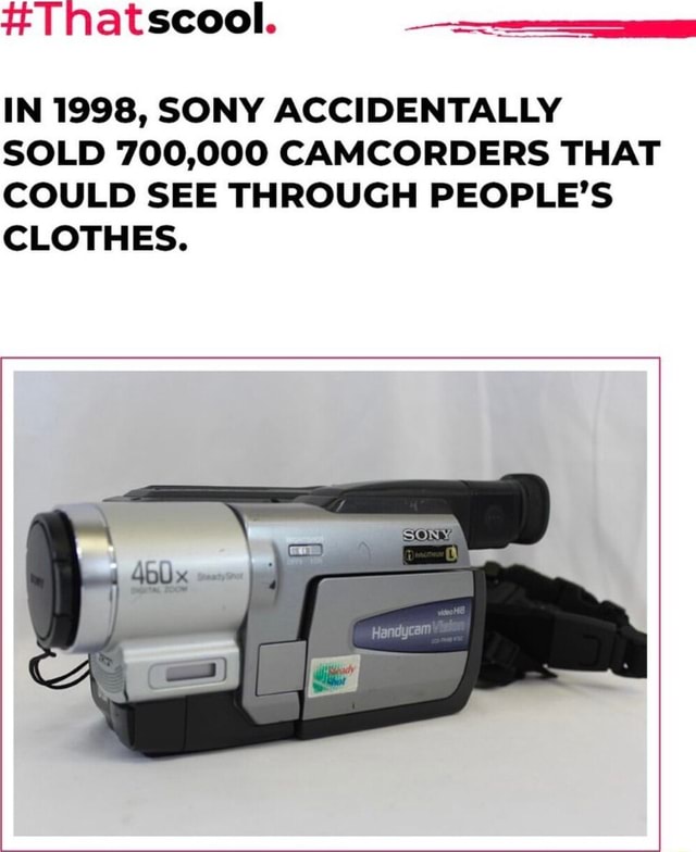 anat caspi recommends 1998 sony see through camcorder pic