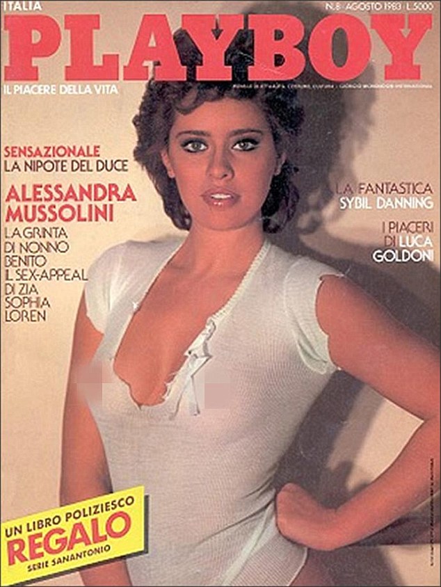 brad gustason share alessandra mussolini topless photos