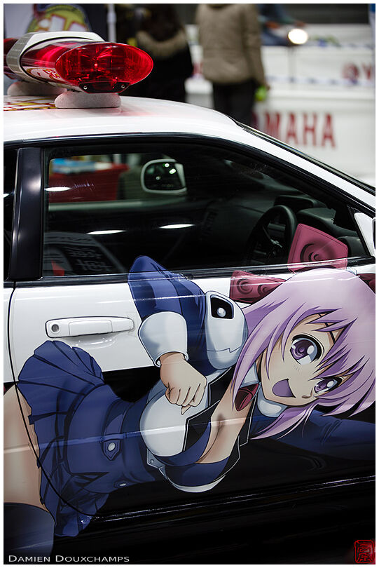 charlotte palm recommends anime girl in police car pic