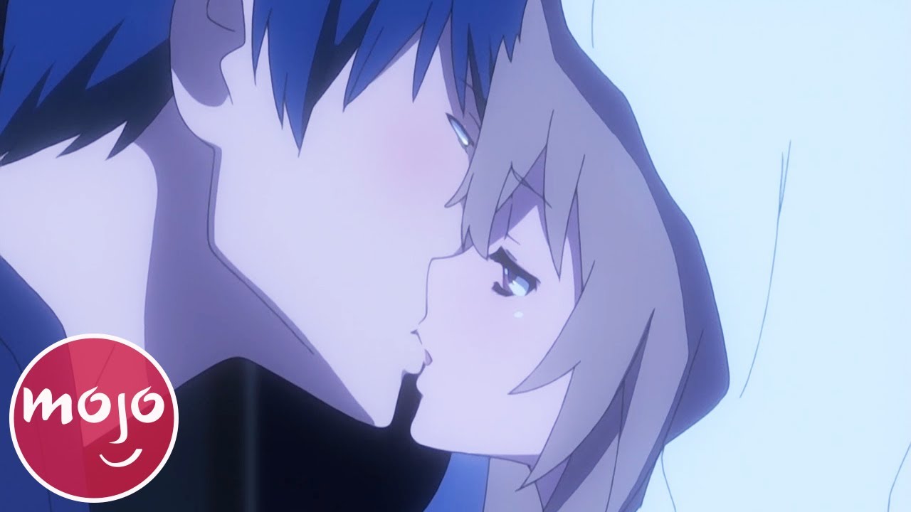 anime kiss scene moments