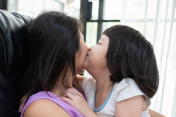 Best of Asian lesbian deep kissing