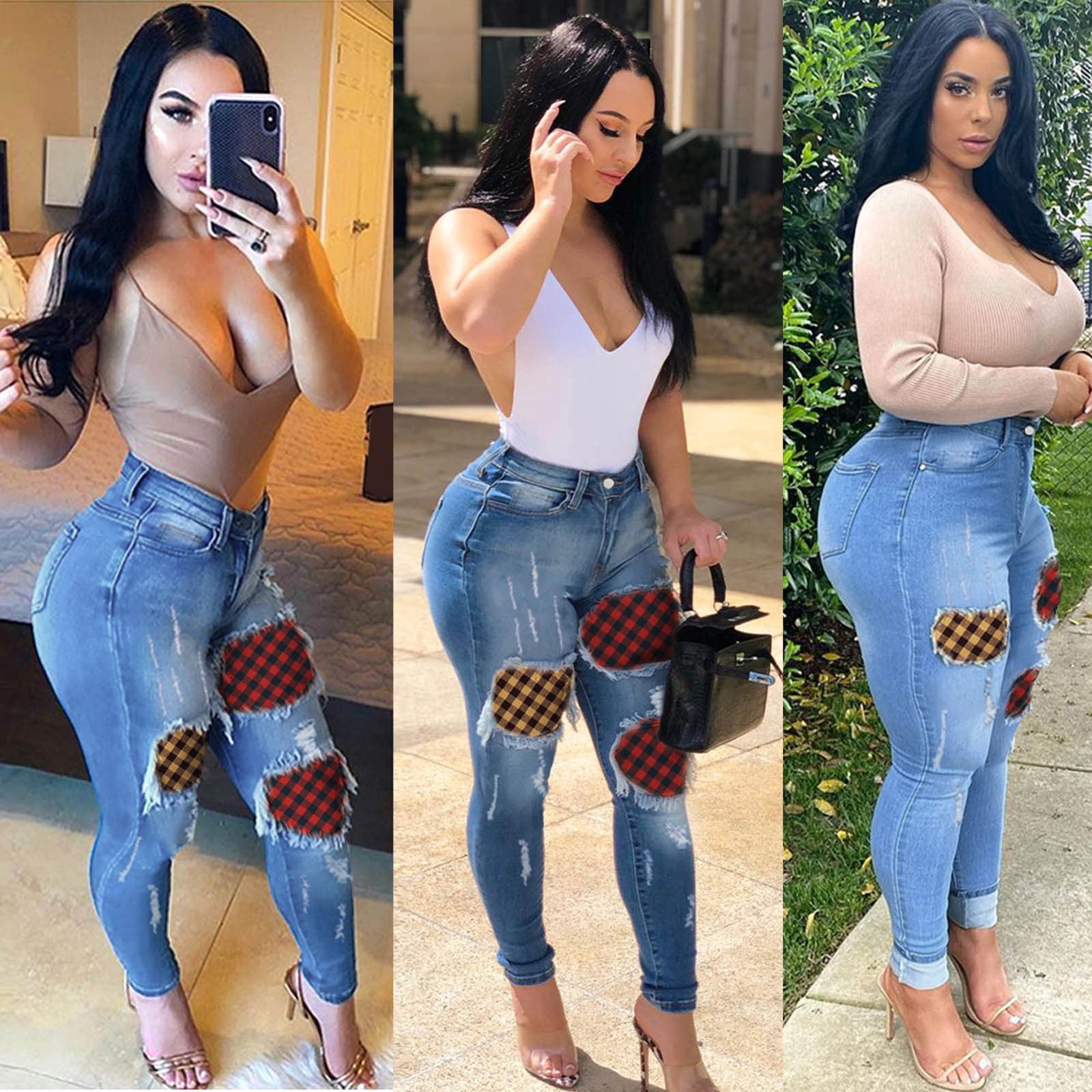 Best of Thick women in jeans