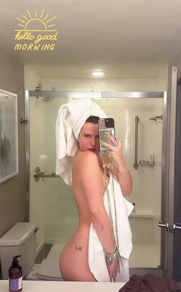 Bella Thorne Naked Ass at school