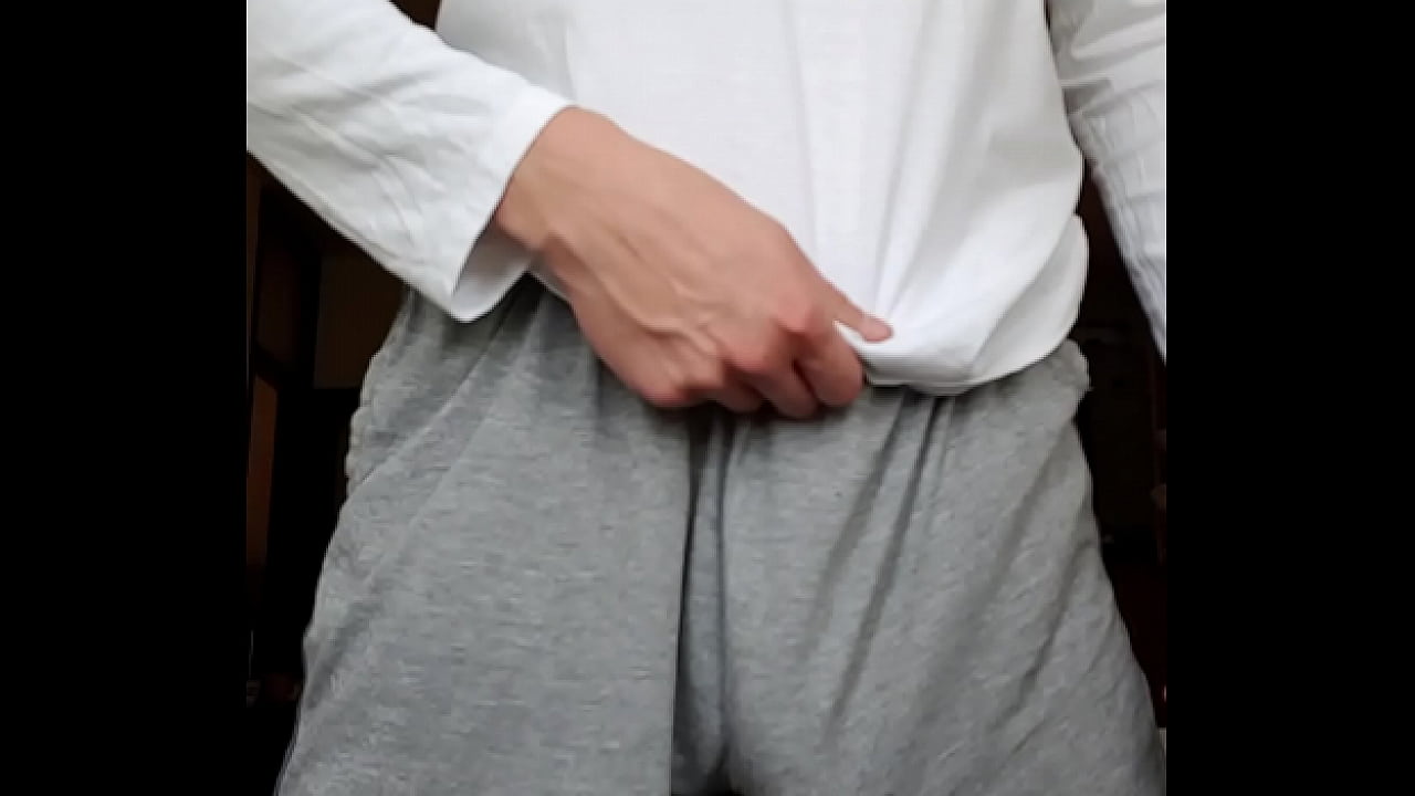 big dick in sweatpants