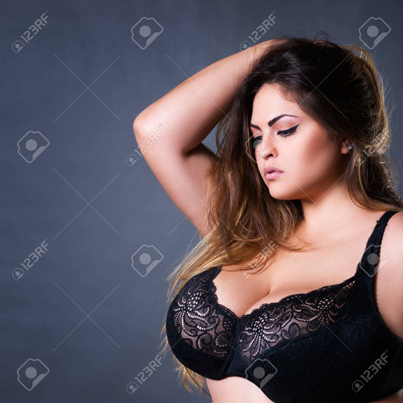 Best of Big tits black lingerie