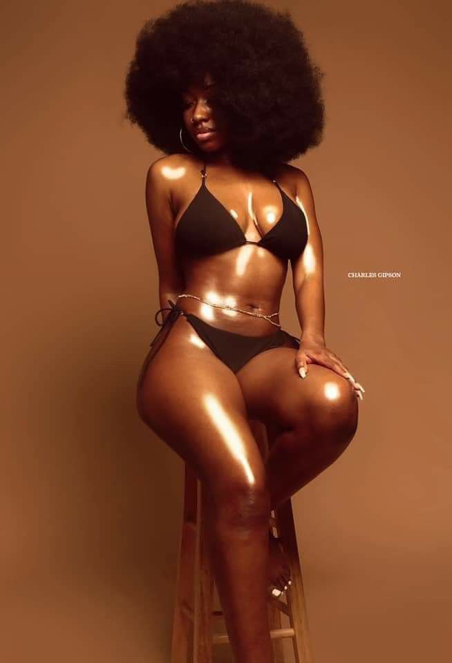 Best of Black girl oiled up