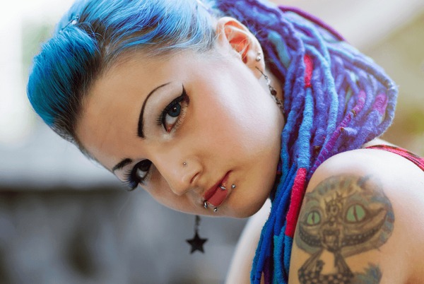 brittany anne pittinger add photo blue hair tattoo girl nude