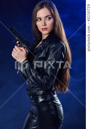 bella grabois add hot girls holding guns photo