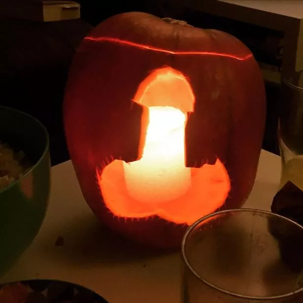 penis jack o lantern