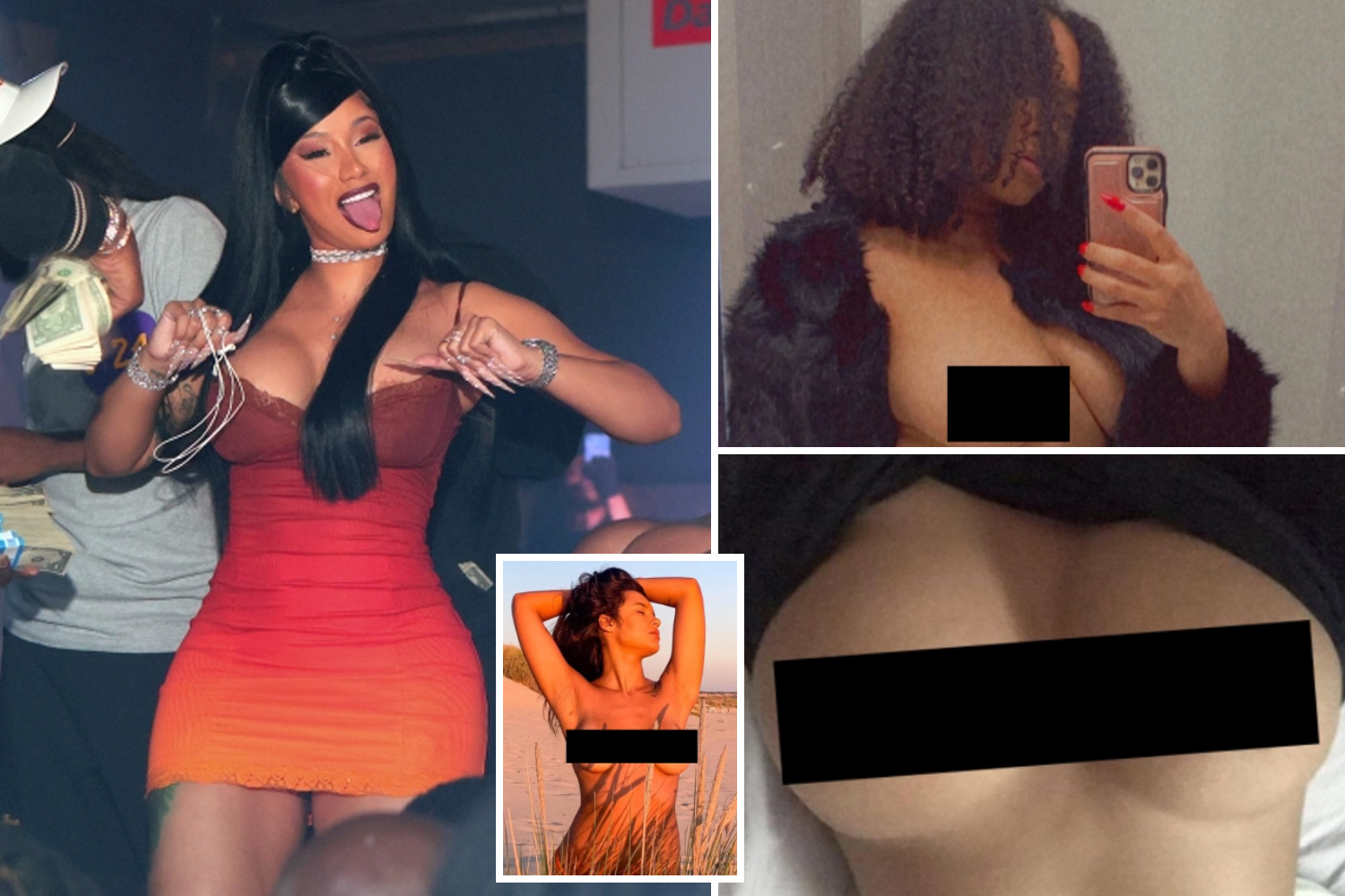 Cardi B Nip Slip Uncensored beim frauenarzt