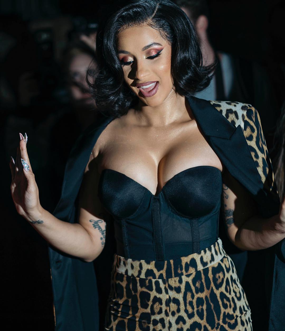 Best of Cardi b shows boobs