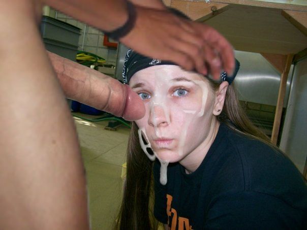 brett arenz add caught with cum on her face photo