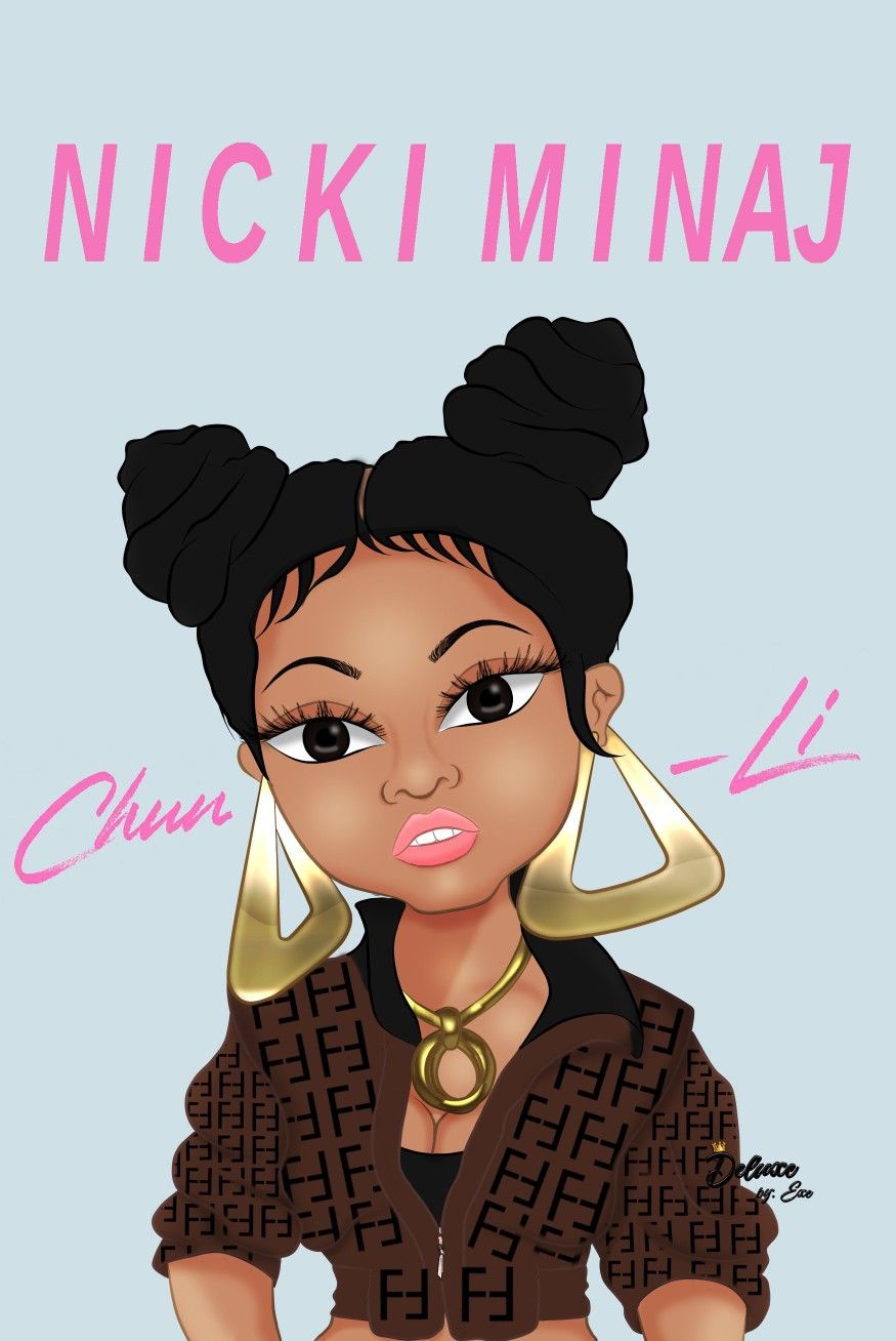 nicki minaj cartoon pictures