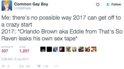 Orlando Brown Sex Tape girl boob