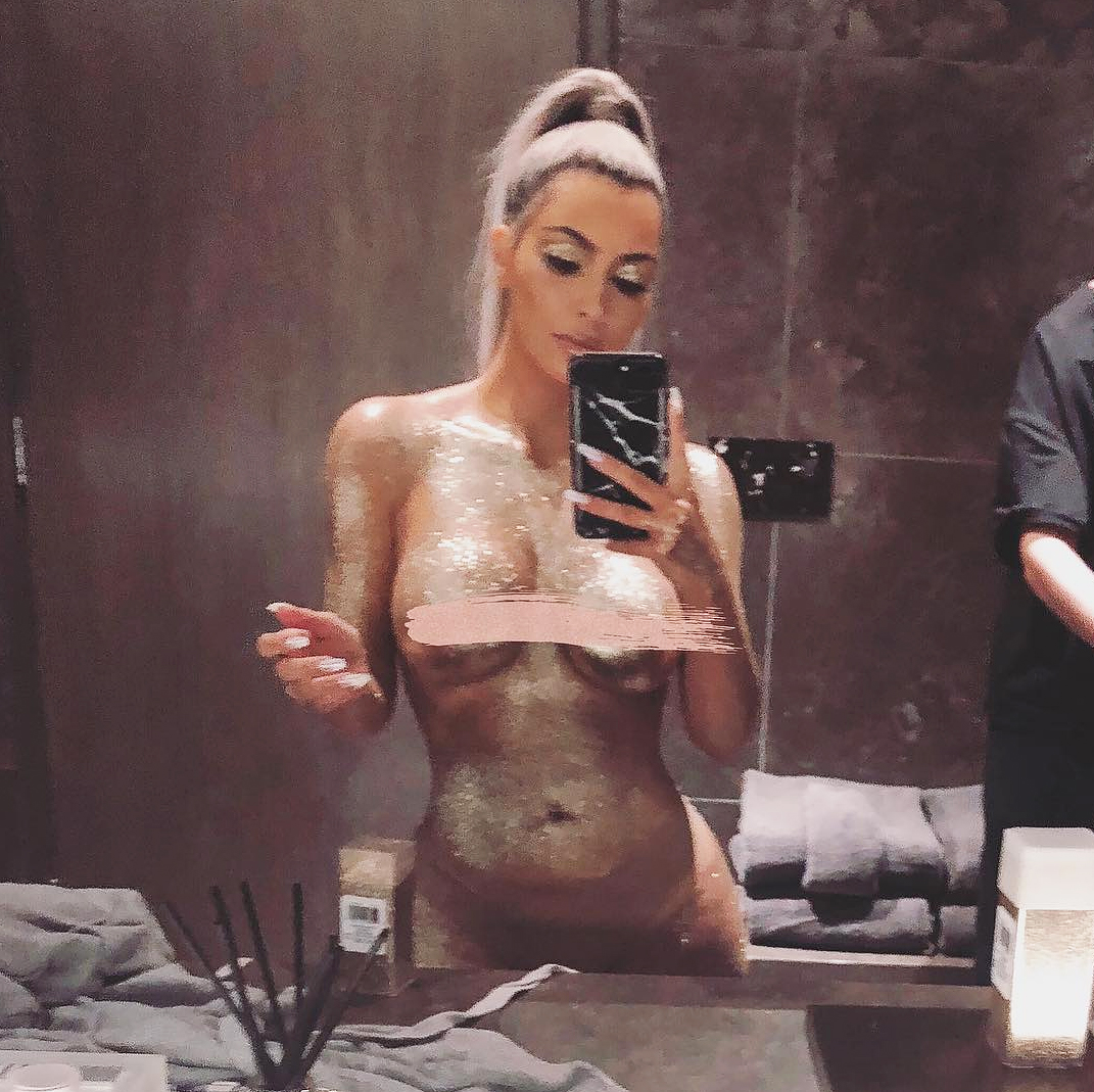 Best of Kim k selfie uncensored