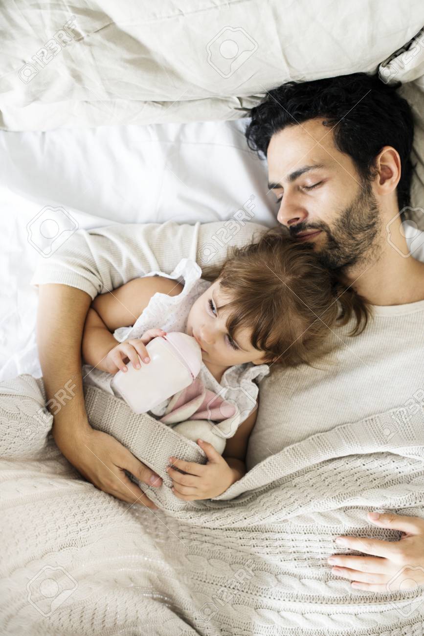 audrey libert add dad sleeps with daughter photo
