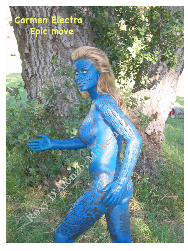 danny gonyea recommends carmen electra as mystique pic