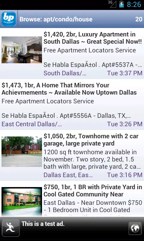 dallas back page classifieds