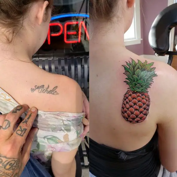david ineson add pineapple girly cute tattoos photo