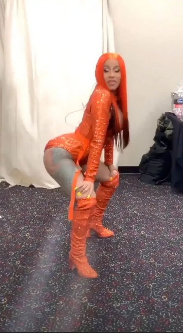 cardi b twerk nude