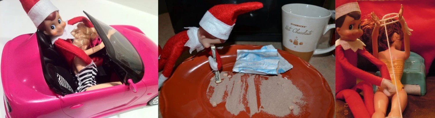 Best of Dirty elf on the shelf pictures