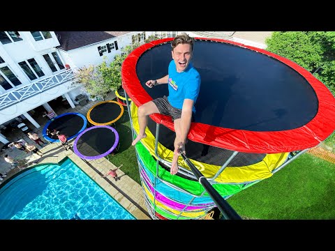 alita marie recommends Double Stack On A Big Bouncy Trampoline