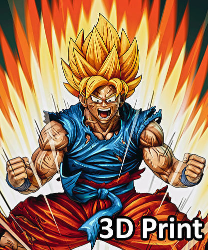 daniel weddle add dragon ball z 3d photo