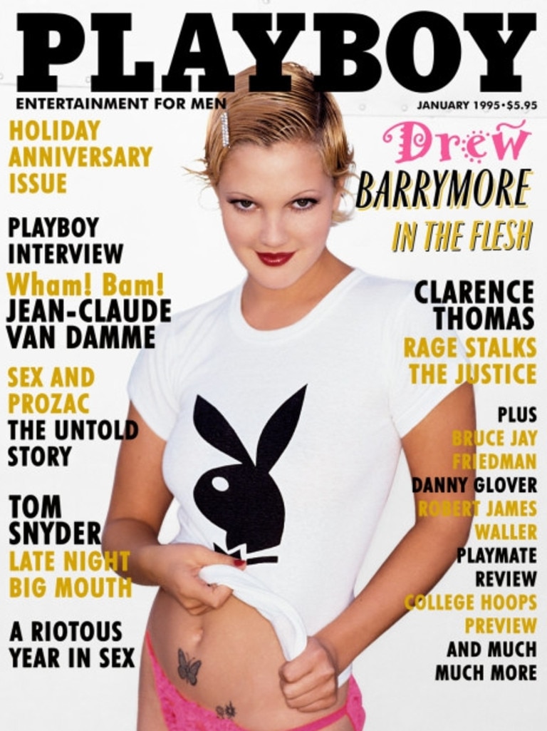 chris teneyck add drew barrymore playboy spread photo