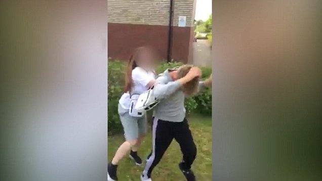 guy gets beat up by girl