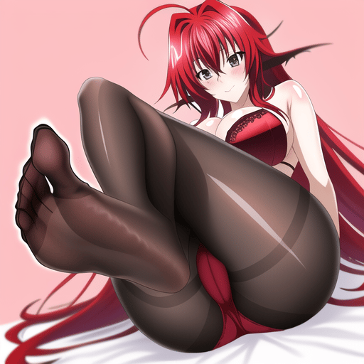 rias gremory feet