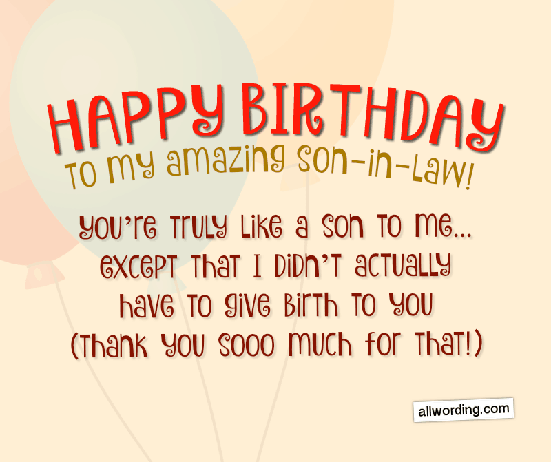 brenda kiser recommends Happy Birthday Son In Law Gif