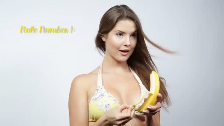 christopher torongeau add amanda cerny how to eat a banana photo