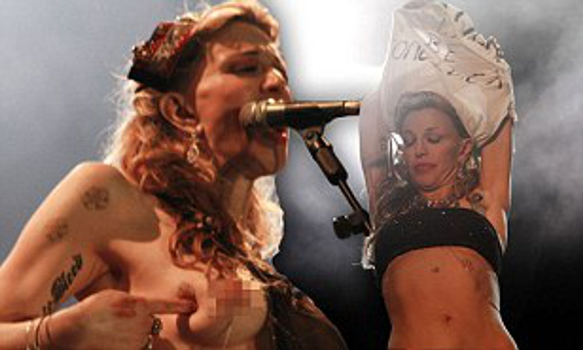 ana carroll recommends courtney love topless concert pic