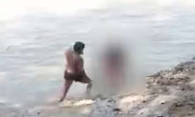 Man Rapes Young Girl Wearing One Piece On Beach Porn lys anal