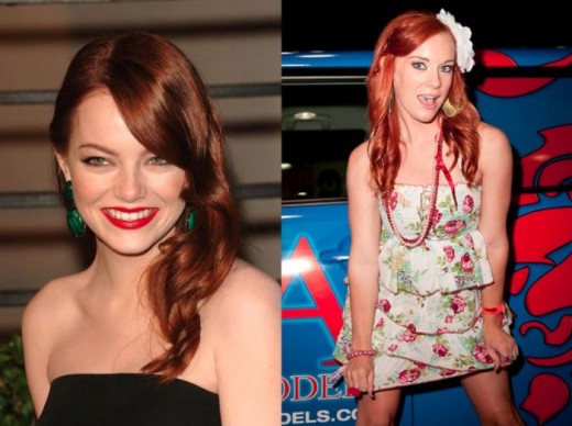 Emma Stone Pornstar Look Alike flower hat