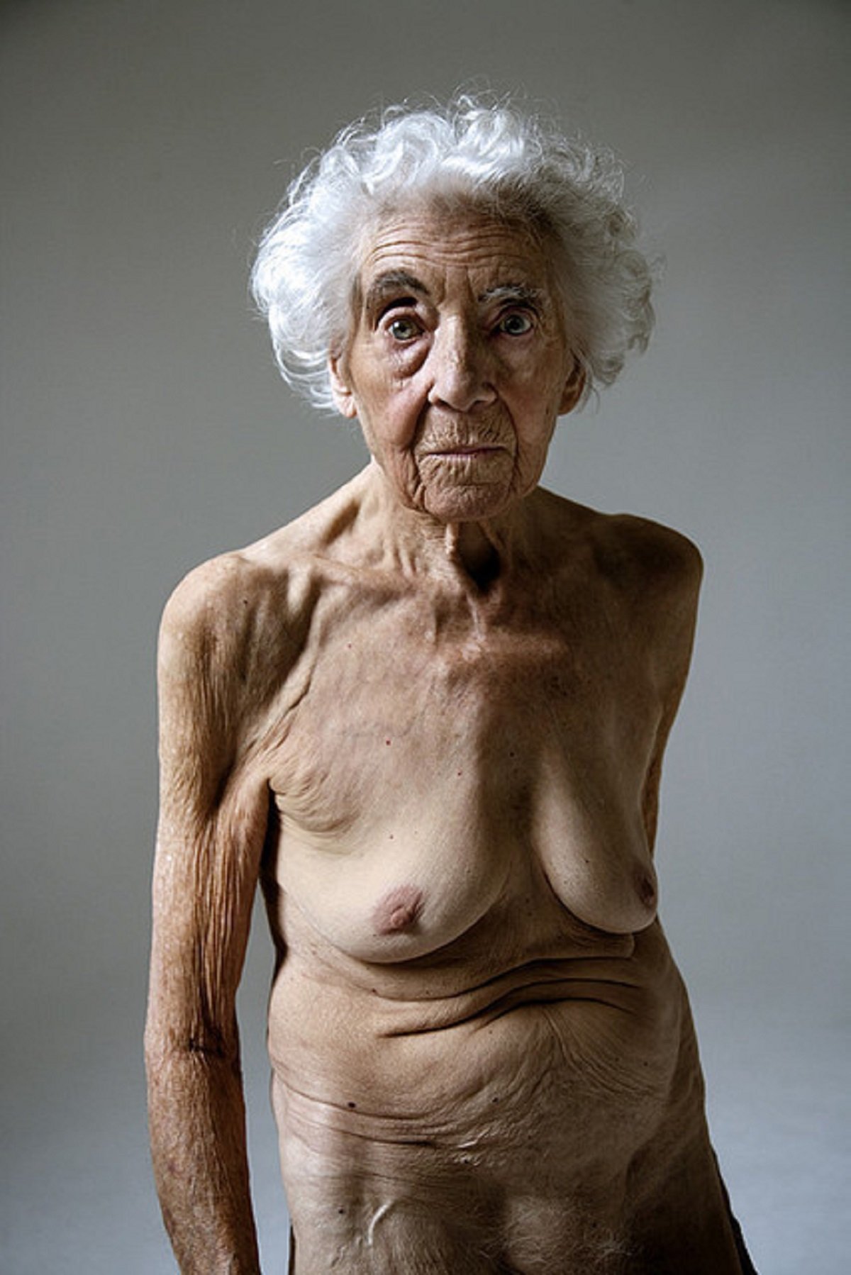 Extremely Old Naked Women oversized shirt