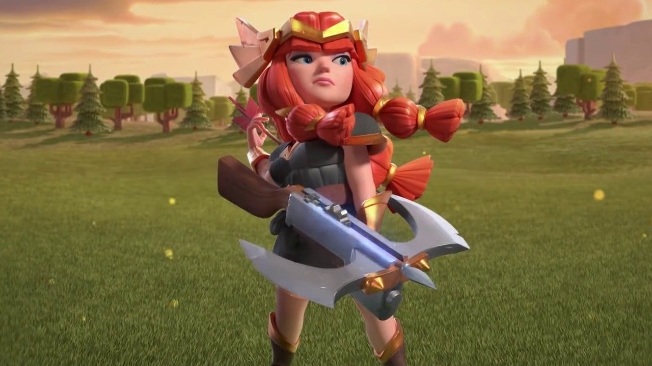 Clash Of Clans Valkyrie Queen clip sites