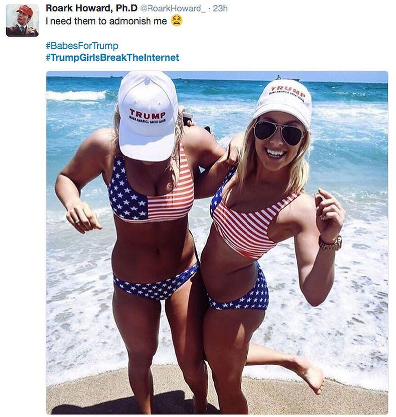 alex peach recommends Trump Bikini Girls