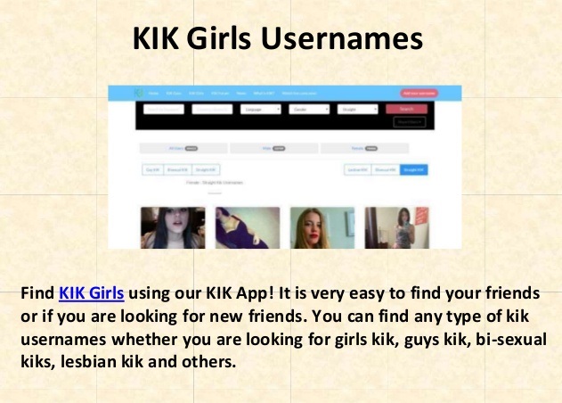 donna lenihan recommends Girls Usernames For Kik