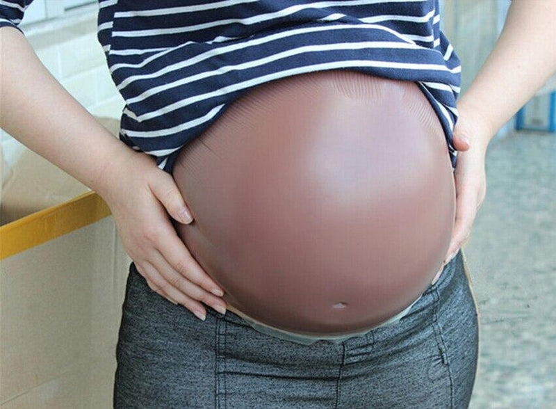 bradley edginton add photo fake pregnant belly triplets